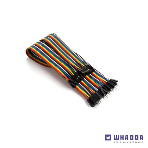 Conjunto 40 cabos de ligação Jumper Macho/Fêmea 15cm WHADDA
