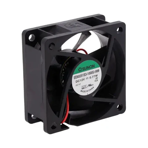 Ventoinha 12VDC 60x60x25mm 2 Fios EE60251S3-1000U-999 SUNON