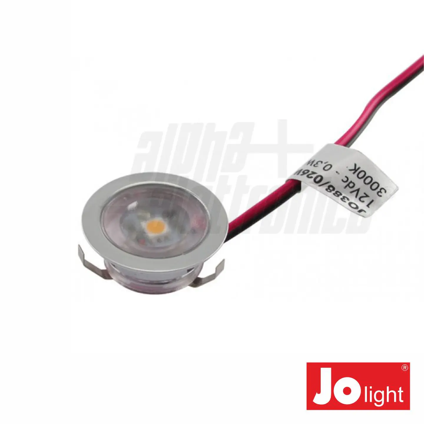 FOCO LED 0.3W 12V 30MM BRANCO QUENTE P/ ENCASTRAR IP20 JOLIG 1
