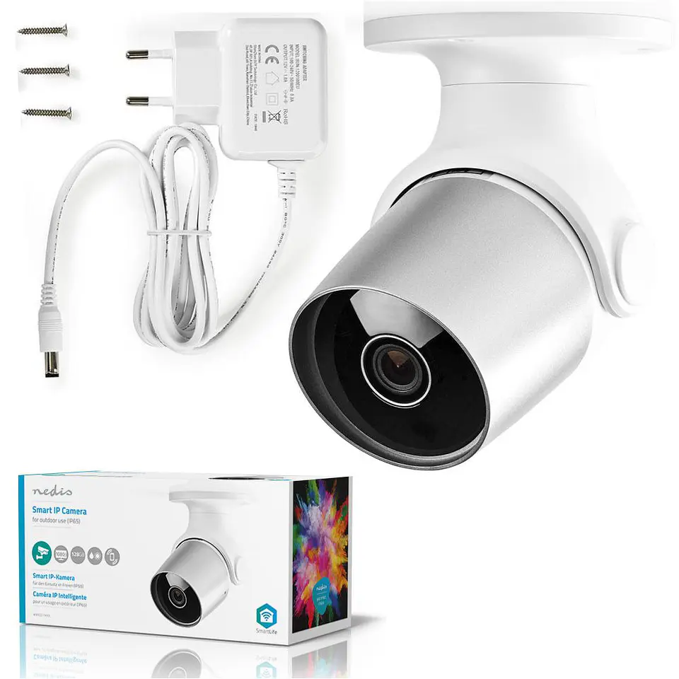 Câmara IP Inteligente P/ Exterior C/ WiFi / 1080p NEDIS 1