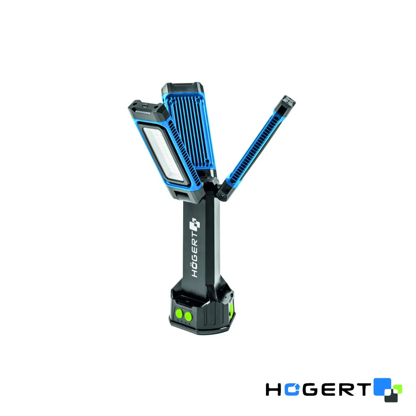 Foco LED c/ 3 Paineis 7000lm 6500K C/ Bateria IP54 HOGERT 1
