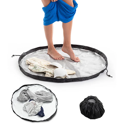Esteira para Vestiários e Bolsa Impermeável 2 em 1
