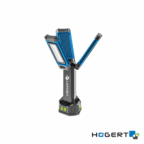 Foco LED c/ 3 Paineis 7000lm 6500K C/ Bateria C/ Tripé IP54