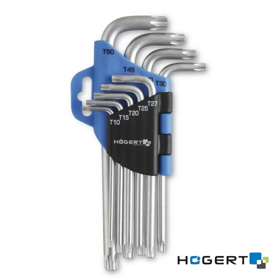 Conjunto 9 Chaves Torx HOGERT 1
