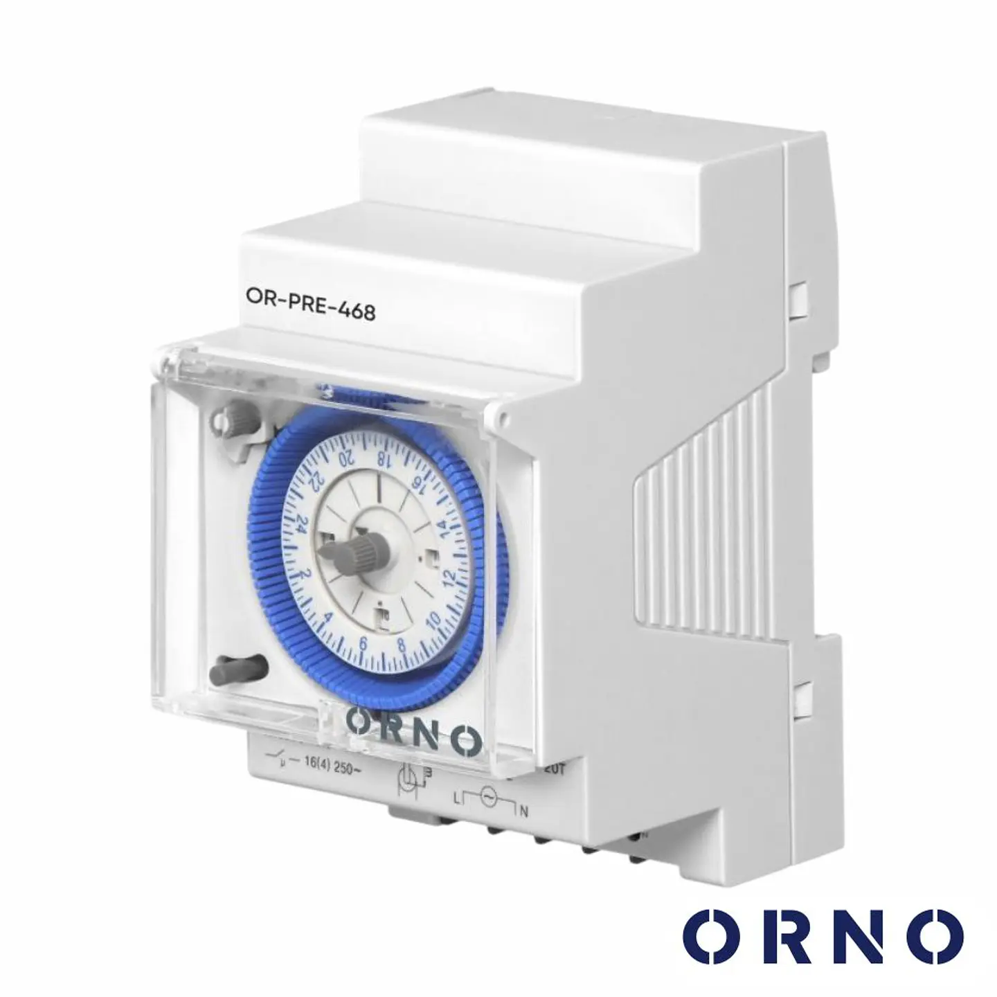 Temporizador Diário Analógico Mecânico 230V 16A ORNO 1