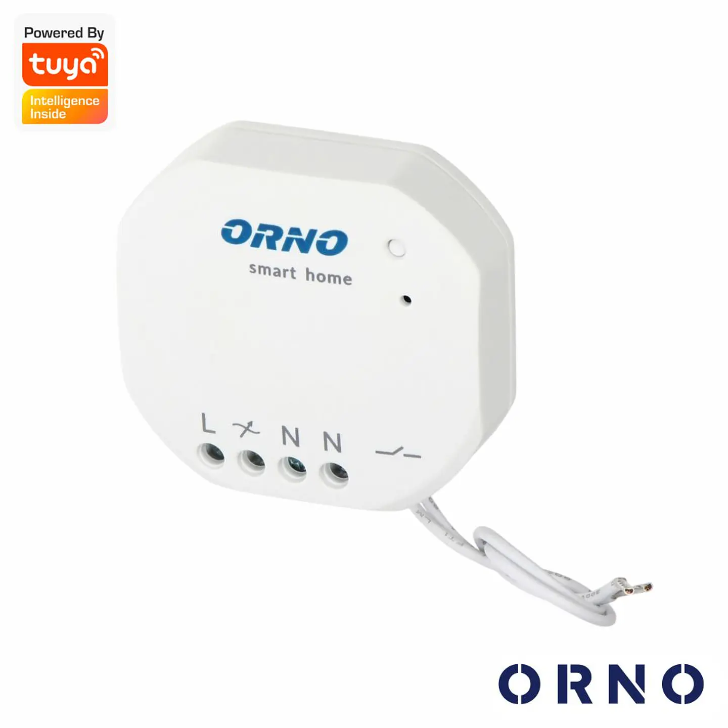 Mini Receptor C/ Relé S/ Fios Para Iluminação 400W TUYA ORNO 1
