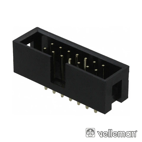FICHA CONECTORA MACHO P/ CI RECTO 2.54MM 14P VELLEMAN