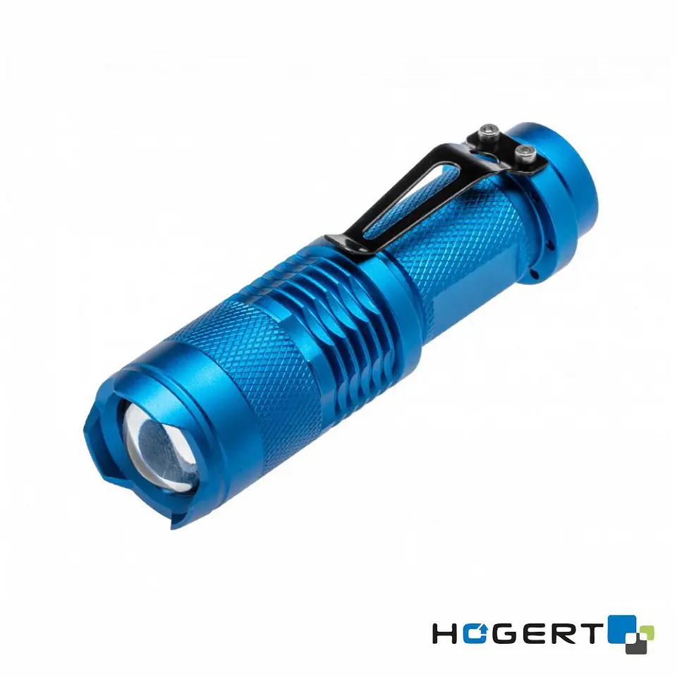 Lanterna Bolso Alumínio LED C/ Zoom 5W 250lm IP20 HOGERT 1