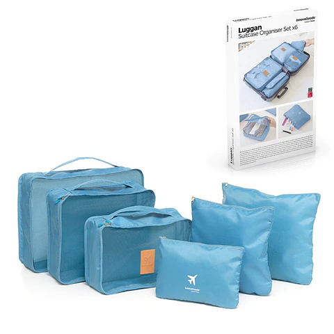 Conjunto de Bolsas de Organização para Malas