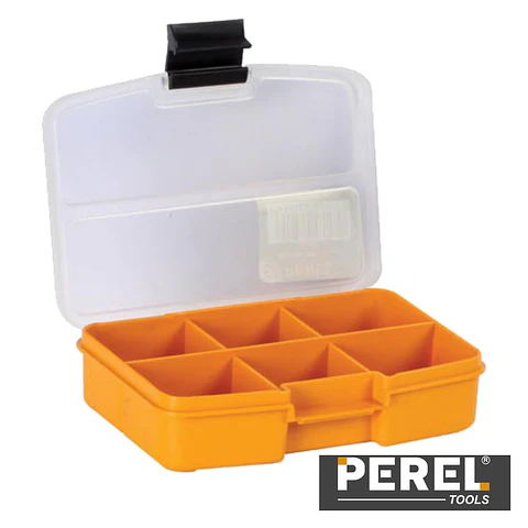 CAIXA ORGANIZADORA C/ 6 COMPARTIMENTOS FIXOS PEREL