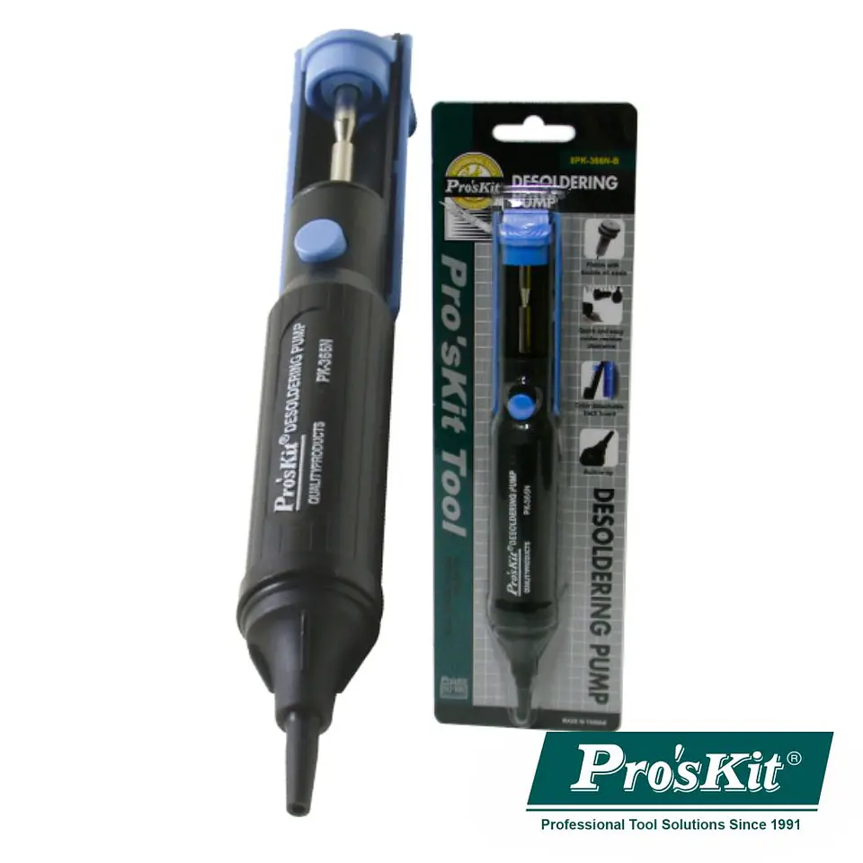 BOMBA DESSOLDADORA PROFISSIONAL ABS PRETA PROSKIT 1