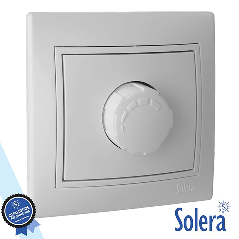 REGULADOR DE LUZ INTERIOR PAREDE BRANCO 800W SOLERA