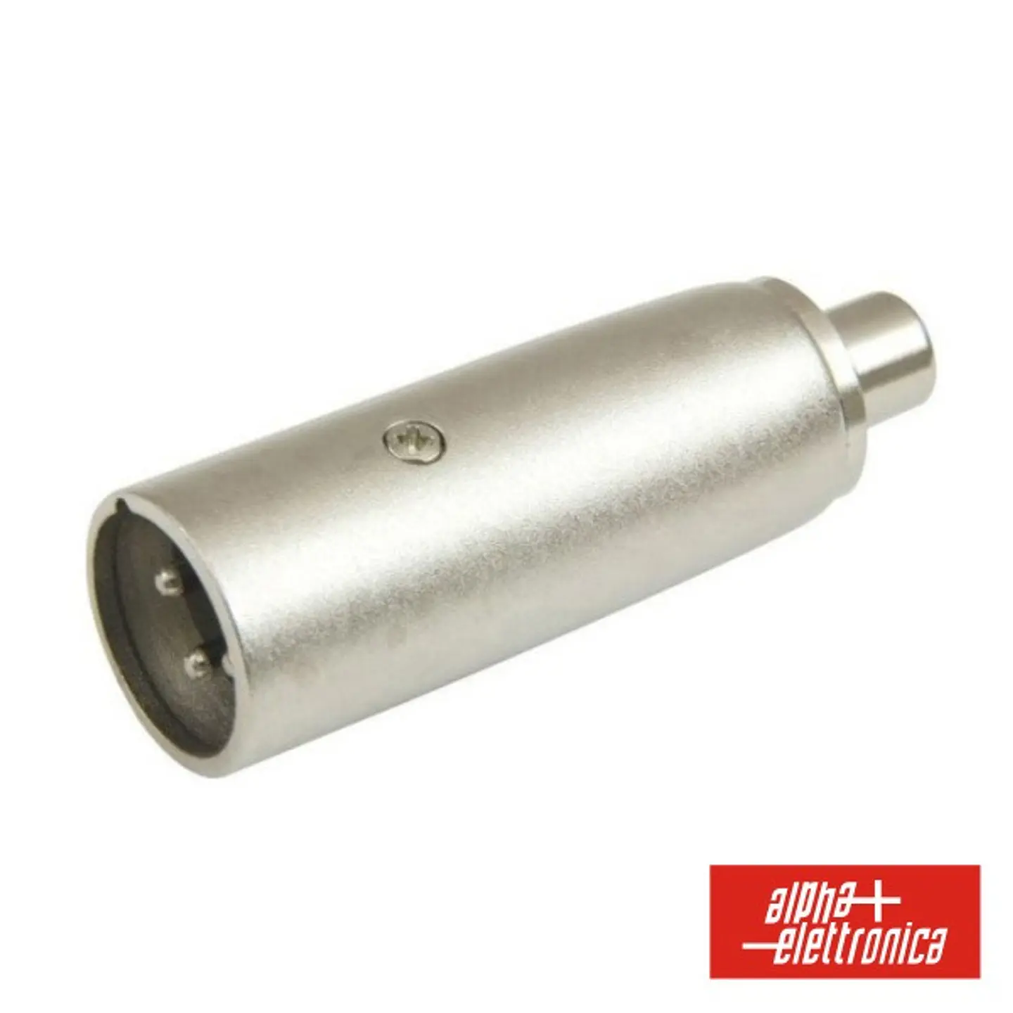 FICHA ADAPTADORA XLR 3P MACHO / RCA FÊMEA 1