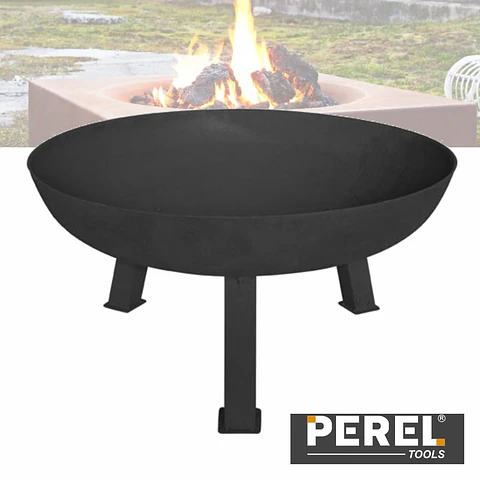 BRASEIRO DE JARDIM Ø75X37CM EM FERRO FUNDIDO PEREL