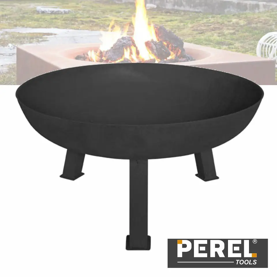 BRASEIRO DE JARDIM Ø75X37CM EM FERRO FUNDIDO PEREL 1