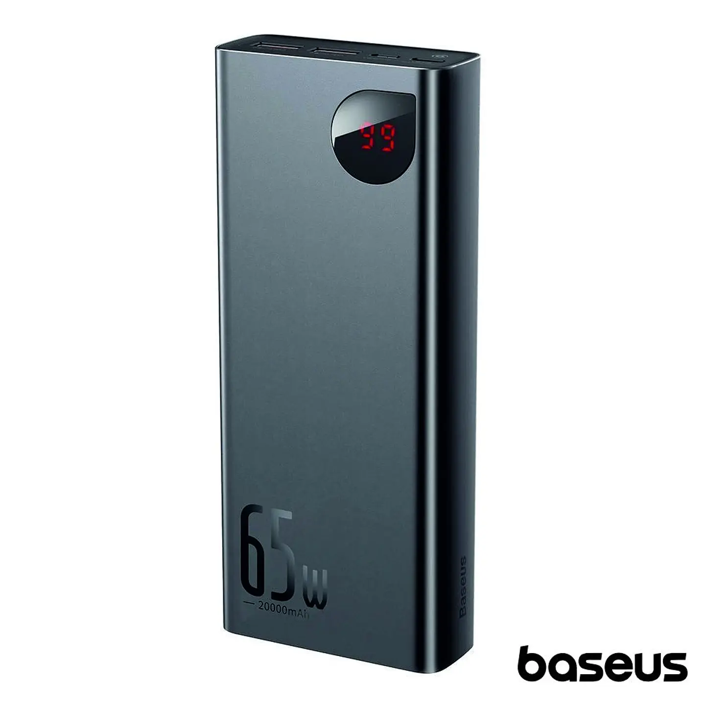 Powerbank 20000mAh PD QC 65W Preto Adaman BASEUS 1