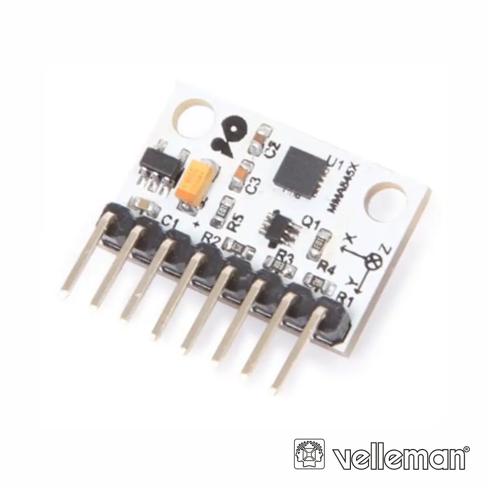 MÓDULO SENSOR DE ACELERAÇÃO 3 EIXOS VELLEMAN 1