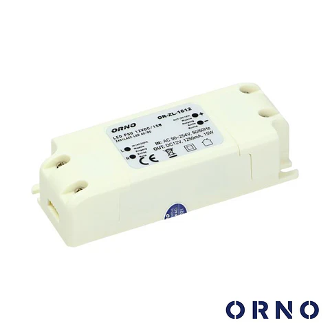Fonte de Alimentação P/ Fitas LED 12V 15W 1.25A ORNO