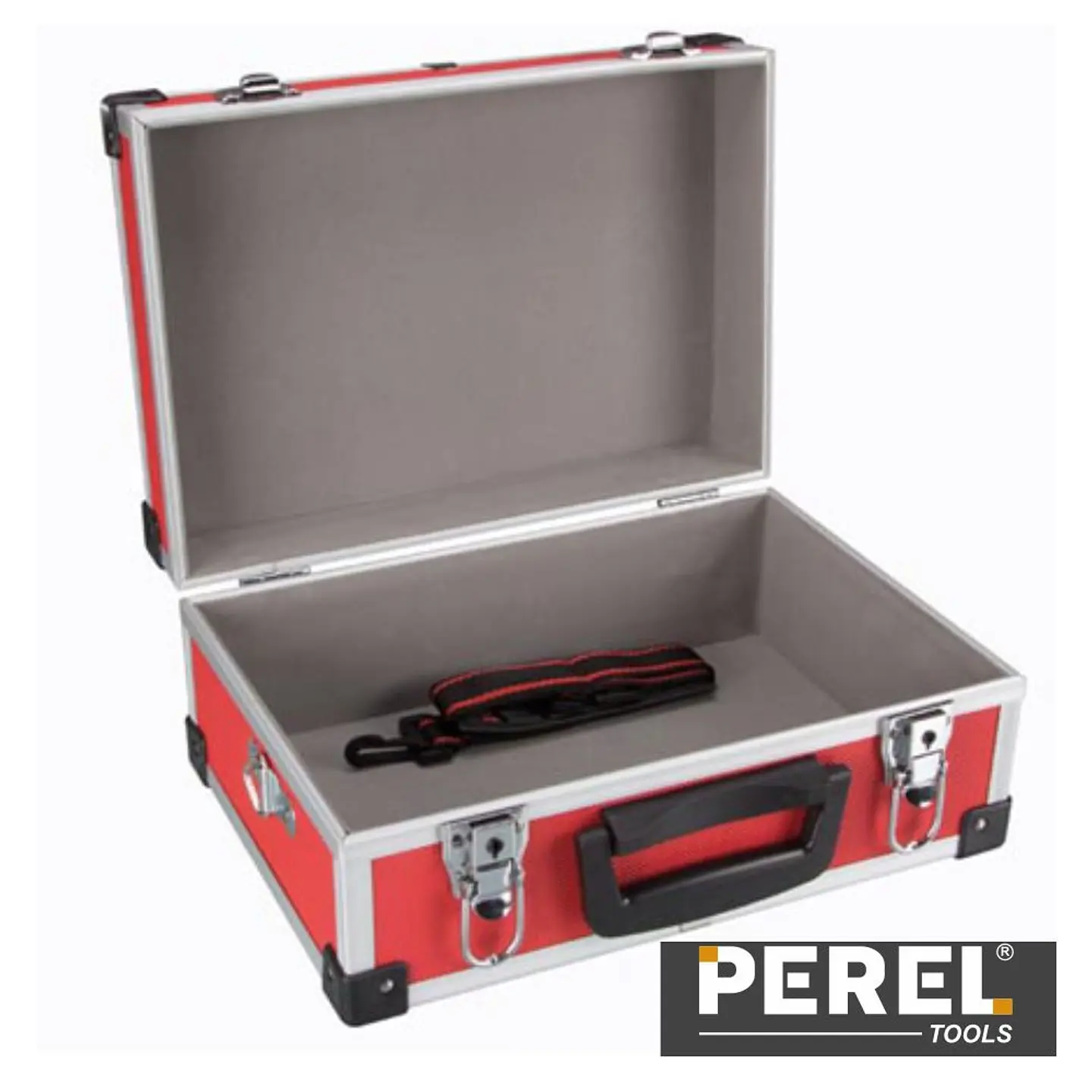 Mala Transporte Ferramentas Alumínio Vermelho PEREL 1