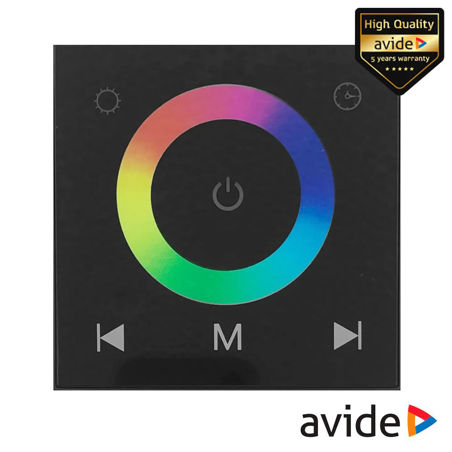 Interruptor de Parede Tátil P/ Fita LEDS RGB 12V 12A AVIDE 1