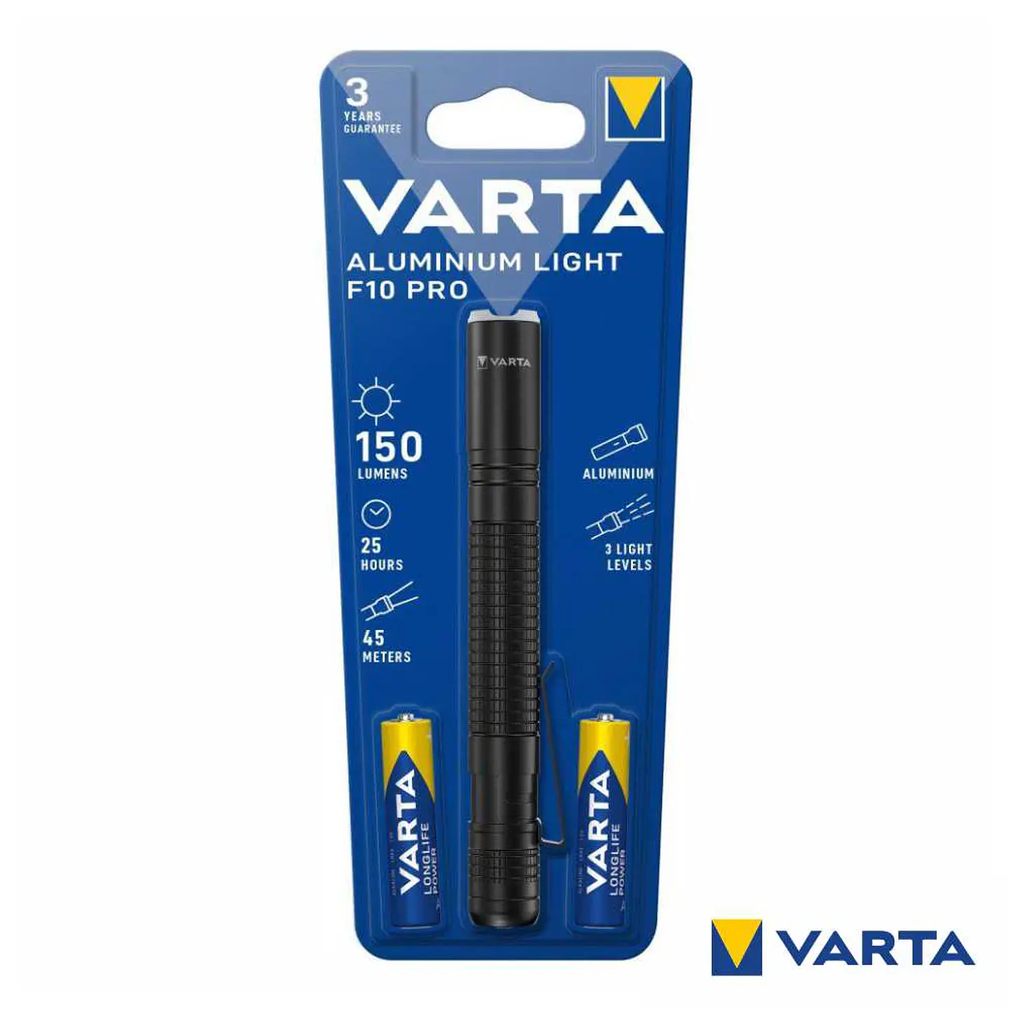 Lanterna LED F10 Pro Aluminium 150lm VARTA 1