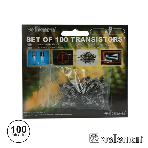 KIT TRANSISTOR C/ 100 PEÇAS