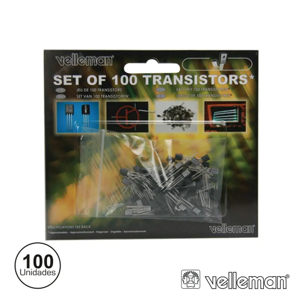 KIT TRANSISTOR C/ 100 PEÇAS 1