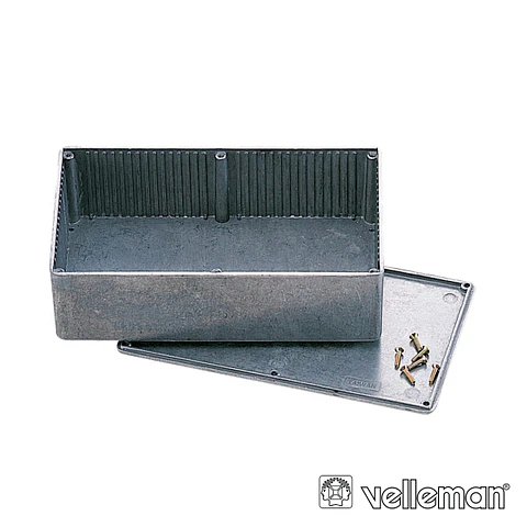 CAIXA ABS CINZA ESCURO 190x100x60MM