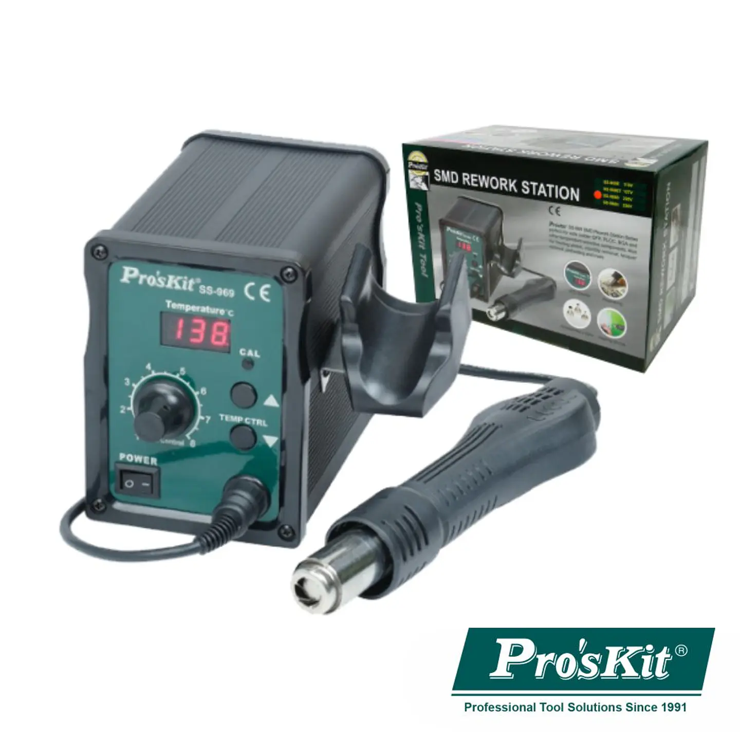 ESTAÇÃO DE SOLDAR SMD AR QUENTE 700W PROSKIT 1