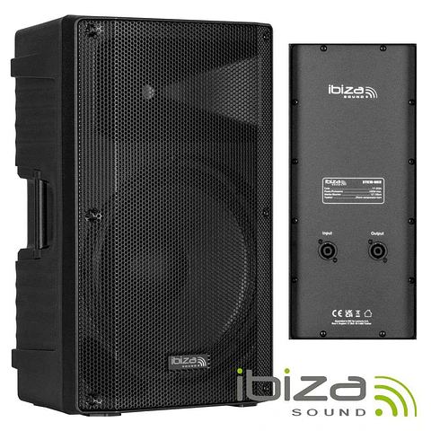 Coluna Passiva 15” 600Wmáx ABS IBIZA
