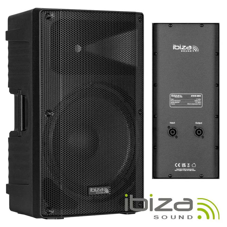 Coluna Passiva 15” 600Wmáx ABS IBIZA 1