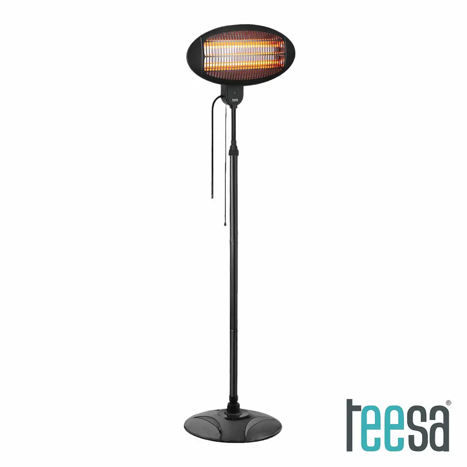 Aquecedor De Pátio C/ Pé 2000W IPX4 TEESA 1