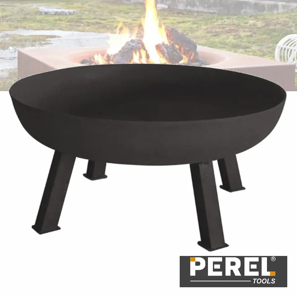 BRASEIRO DE JARDIM Ø100X41.5CM EM FERRO FUNDIDO PEREL 1