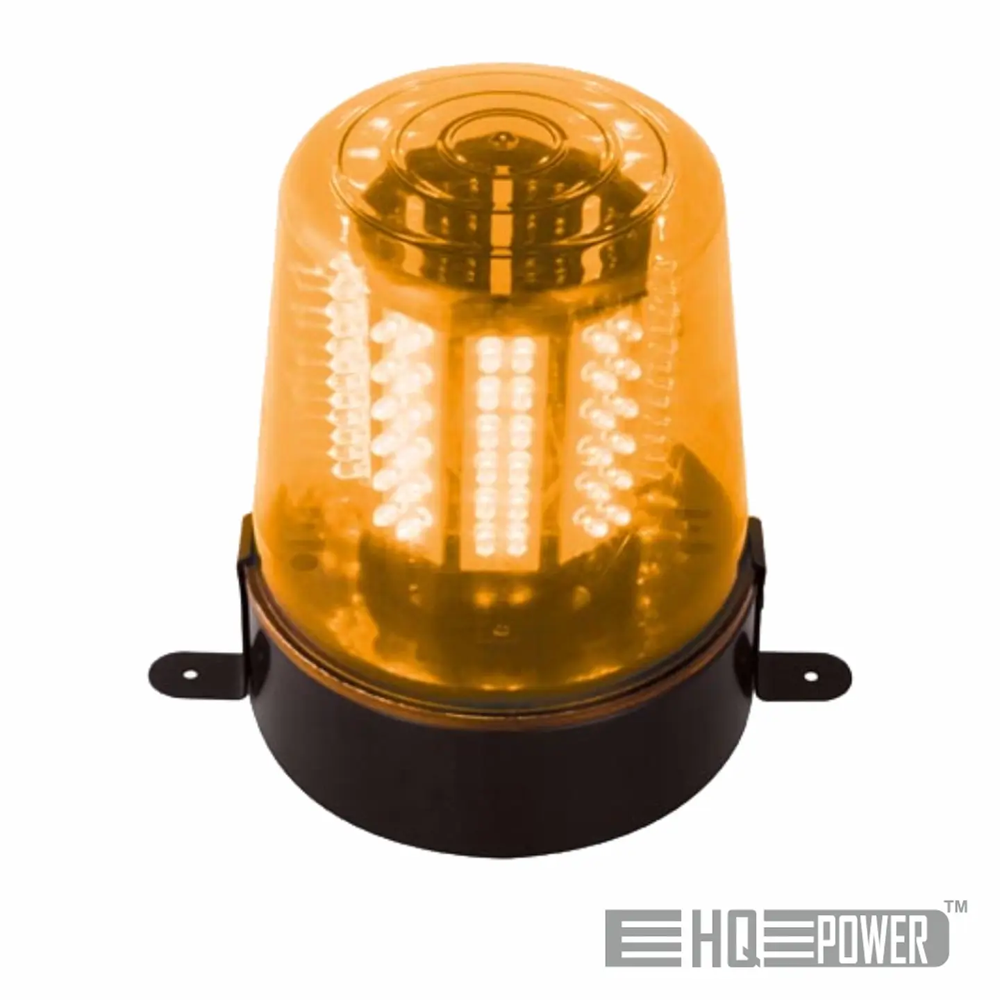 LUZ ROTATIVA LARANJA 12V 12 LEDS HQ POWER 1