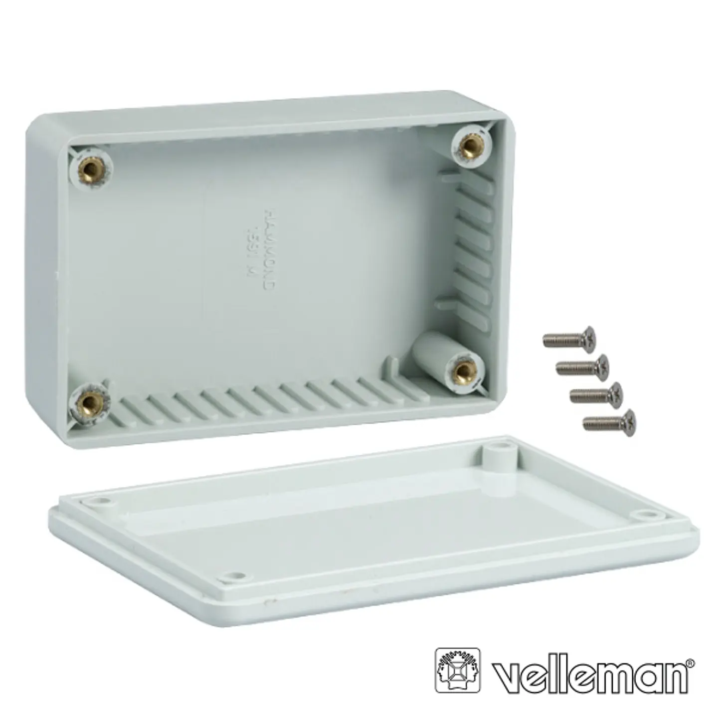 CAIXA ABS CINZA 135x75x50MM 1