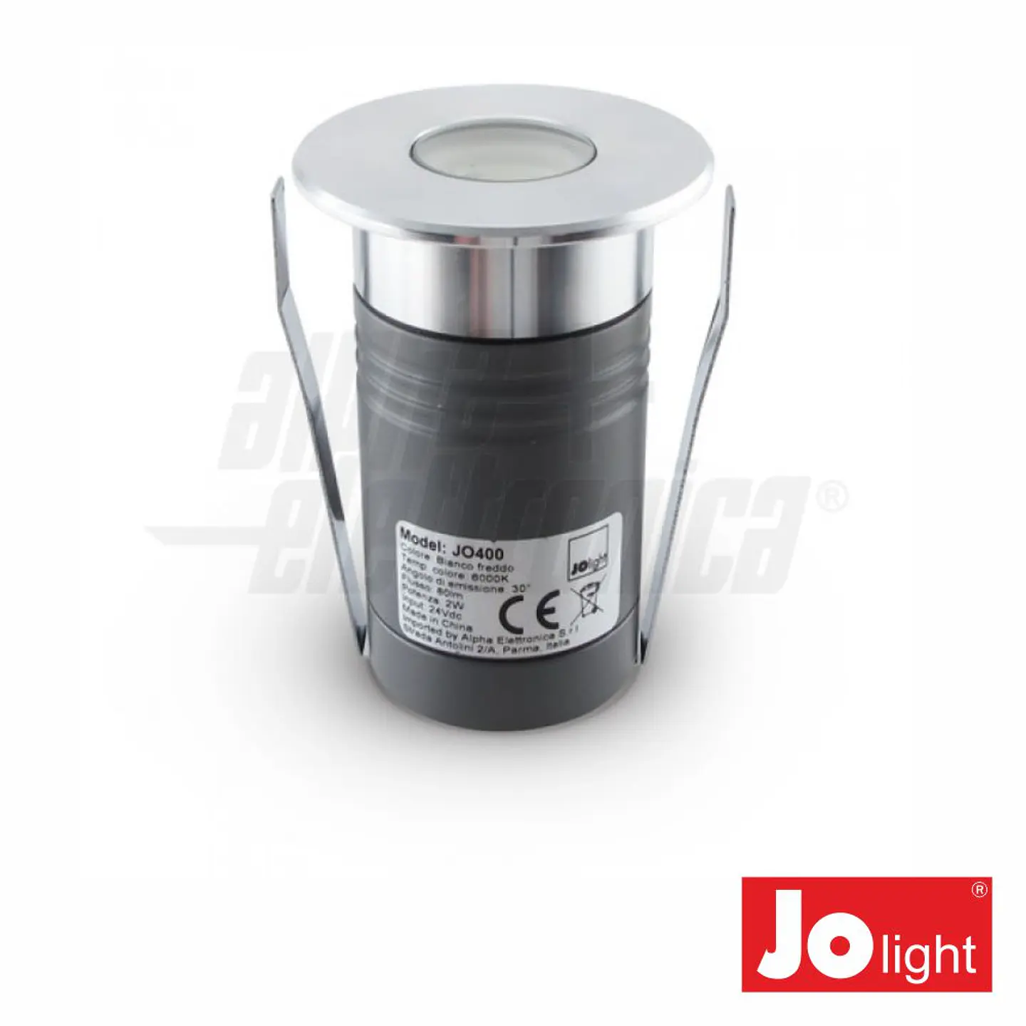 FOCO LED 2W 24V 50MM BRANCO FRIO P/ PAVIMENTO IP67 1