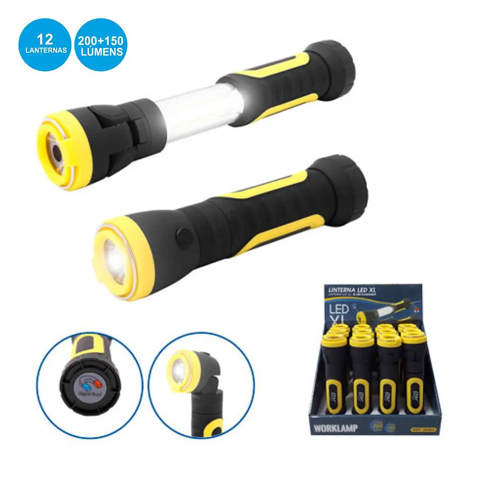 EXPOSITOR 12 LANTERNAS 1+1 LED 150-200 LUMENS 1