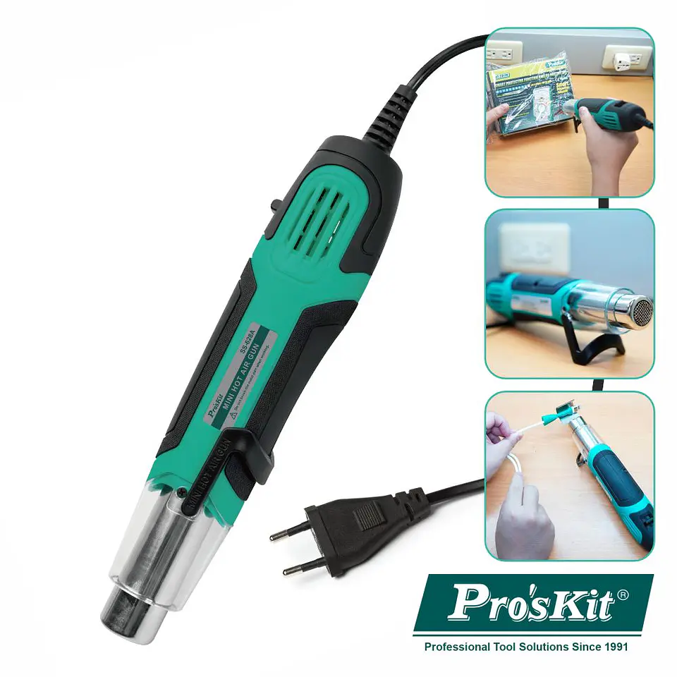Mini Pistola De Ar Quente 250/500W 220V-240V PROSKIT 1