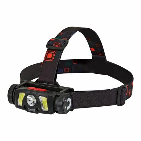 Lanterna De Cabeça LED Recarregável COB/XPG C/ Sensor VIRONE