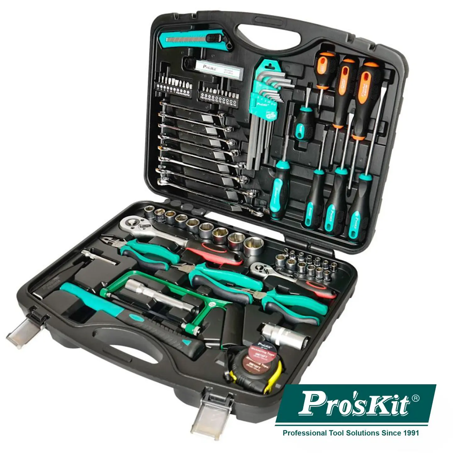 MALA FERRAMENTAS PROFISSIONAL 71 PEÇAS PROSKIT 1