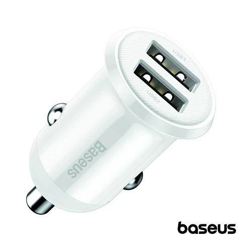 Adaptador Isqueiro 2x USB 4.8A Grain Pro BASEUS