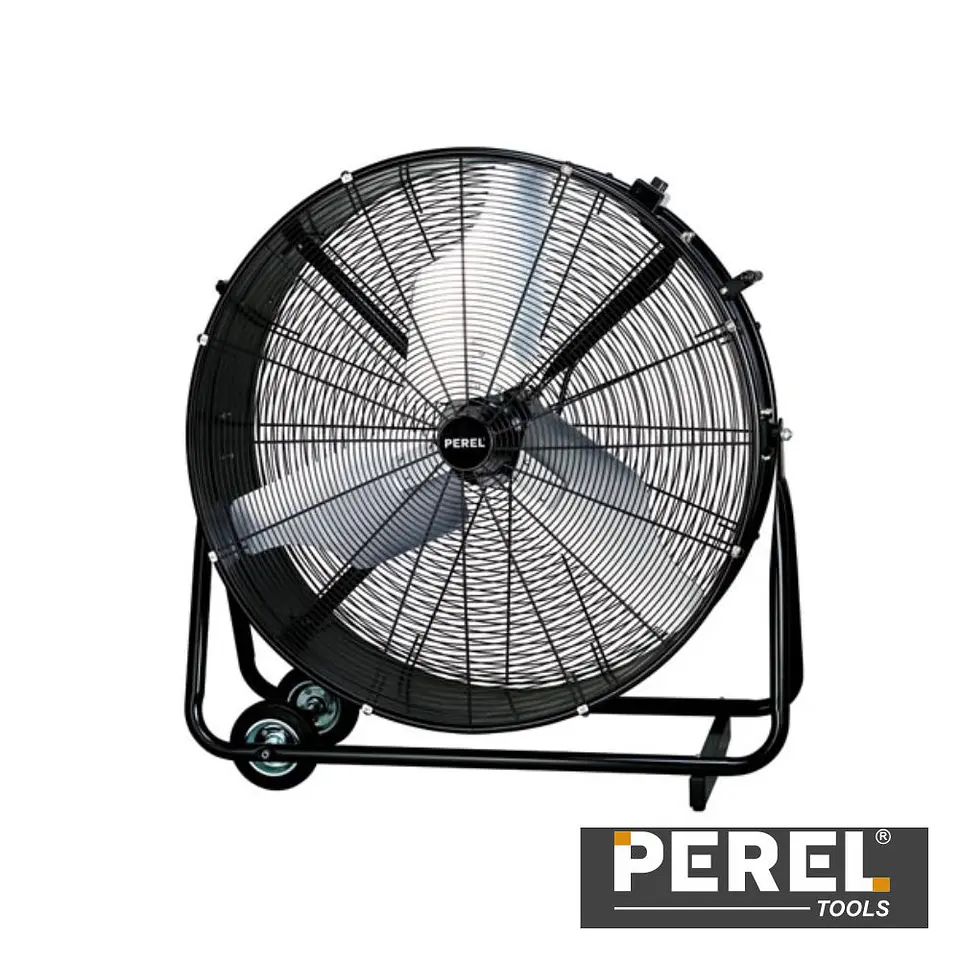 Ventoinha De Tambor Basculante 90cm Preta PEREL 1