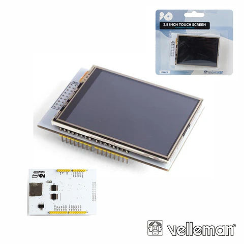 TELA DE ECRÃ 2.8" P/ ARDUÍNO VELLEMAN