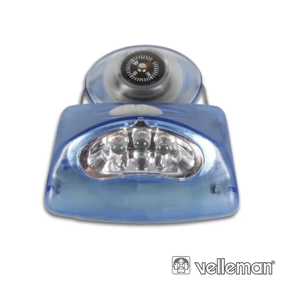LANTERNA DE CABEÇA 3 LEDS VELLEMAN 1