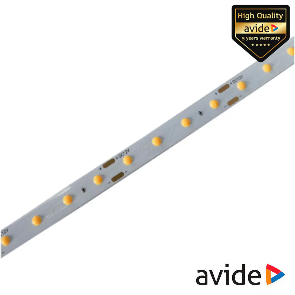 Fita 400 LEDS D-COB 3000K 12V 8W/m 5m IP44 AVIDE 1