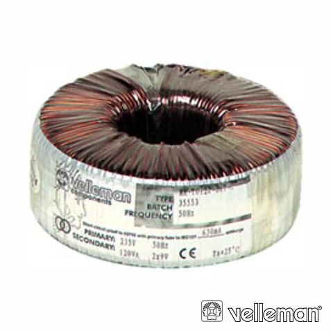 TRANSFORMADOR TOROIDAL 80VA 2x18V / 2x2.22A