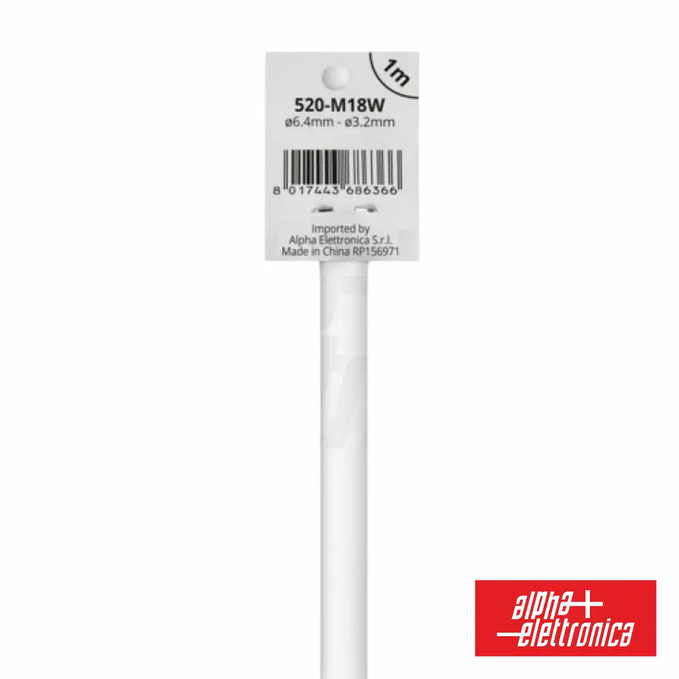 Tubo Manga Termoretrátil 2:1 Ø6.4mm 1M 1