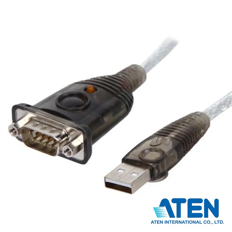 Cabo Adaptador USB-A 2.0 Macho / DB9 Macho 0.35m Cinza 1