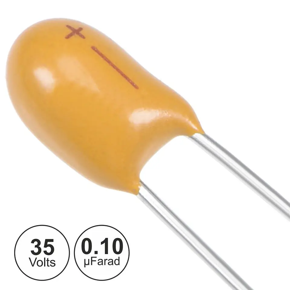 Condensador Tântalo 0.10µf 35V VELLEMAN 1