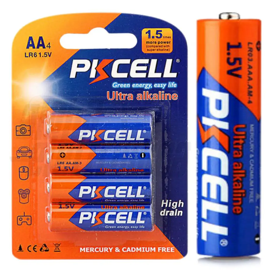 PILHA ULTRA ALCALINA LR6/AA 1.5V 4X BLISTER PKCELL 1